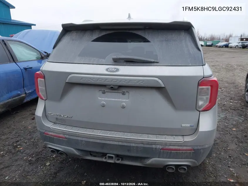 2020 FORD EXPLORER VIN 1FM5K8HC9LGC92431 — фото 16
