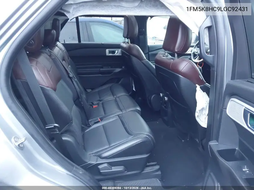 2020 FORD EXPLORER VIN 1FM5K8HC9LGC92431 — фото 8