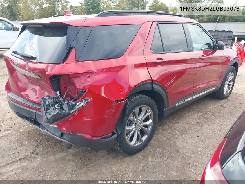 2020 FORD EXPLORER VIN 1FMSK8DH2LGB03073 — фото 4