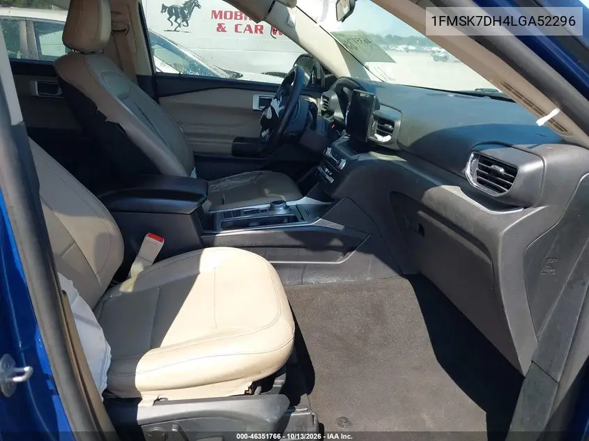 2020 FORD EXPLORER VIN 1FMSK7DH4LGA52296 — фото 5