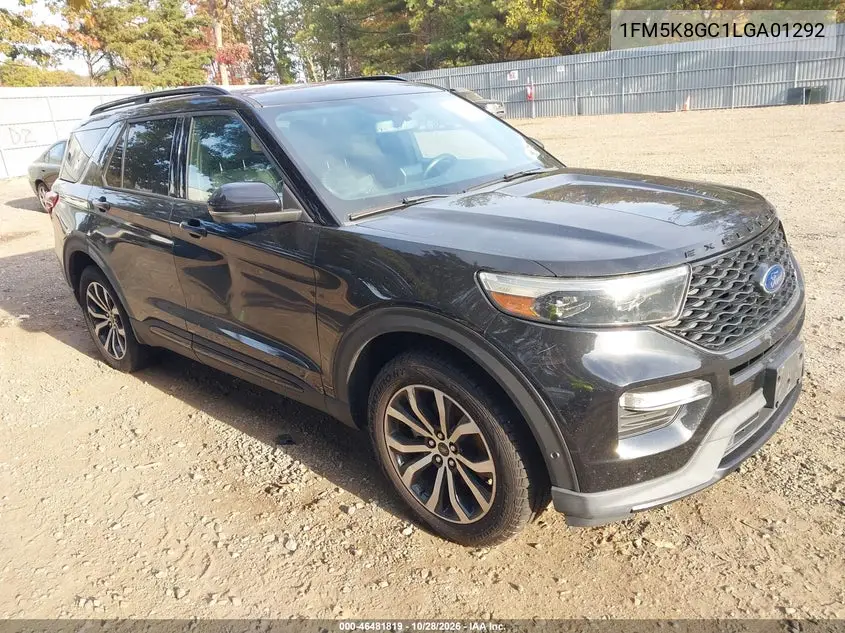 FORD EXPLORER 2020, VIN 1FM5K8GC1LGA01292