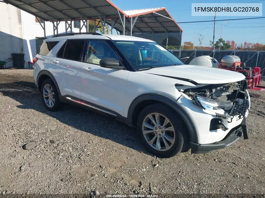 FORD EXPLORER 2020, VIN 1FMSK8DH8LGC20768