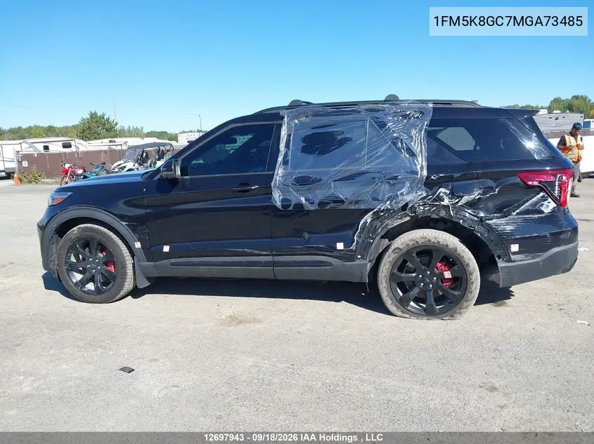 2021 FORD EXPLORER VIN 1FM5K8GC7MGA73485 — фото 14