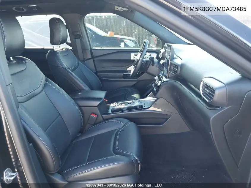 2021 FORD EXPLORER VIN 1FM5K8GC7MGA73485 — фото 5