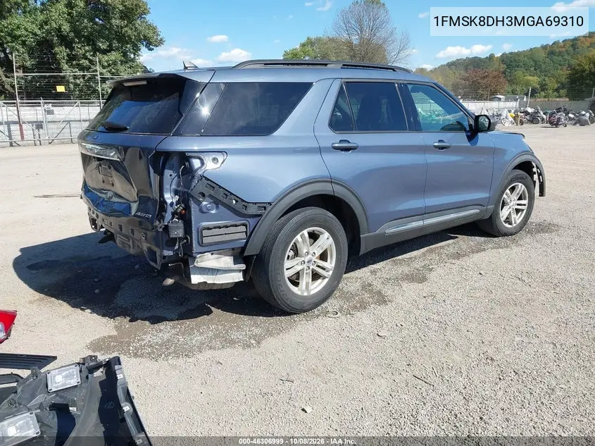 2021 FORD EXPLORER VIN 1FMSK8DH3MGA69310 — фото 4