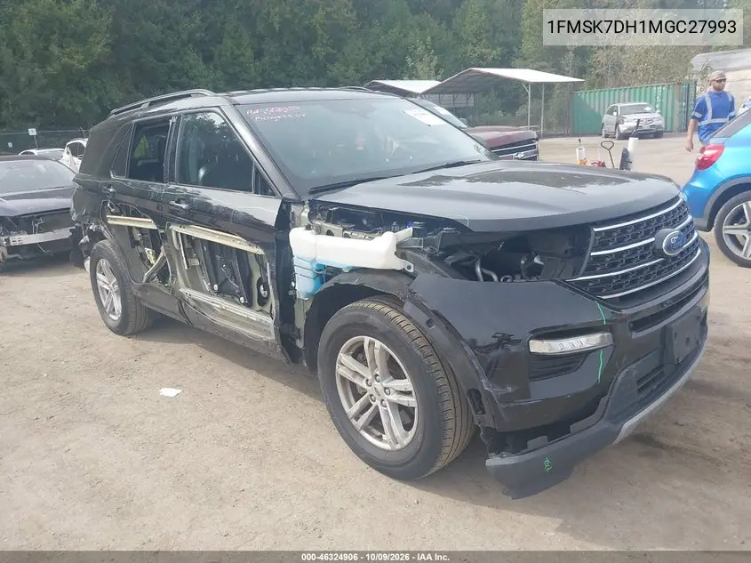 FORD EXPLORER 2021, VIN 1FMSK7DH1MGC27993