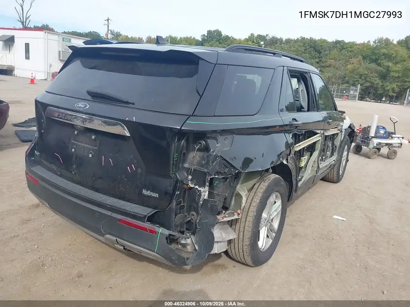 2021 FORD EXPLORER VIN 1FMSK7DH1MGC27993 — фото 4
