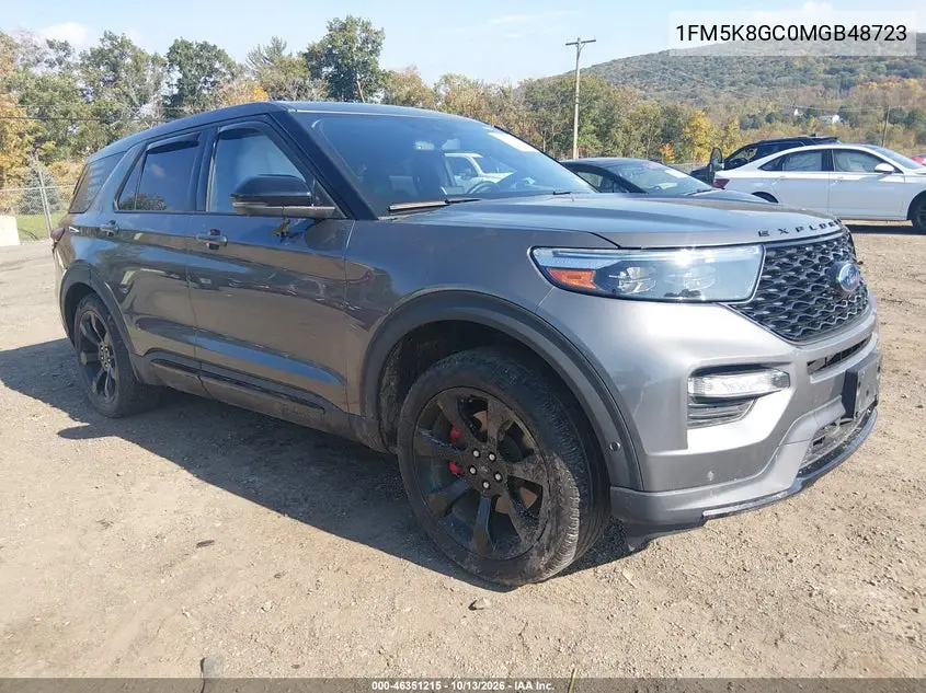 FORD EXPLORER 2021, VIN 1FM5K8GC0MGB48723