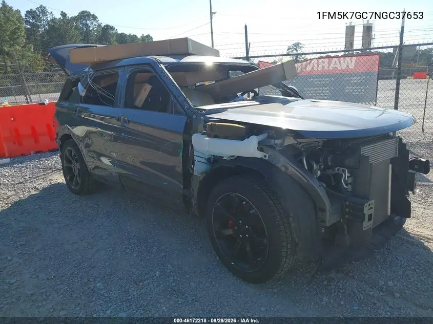 FORD EXPLORER 2022, VIN 1FM5K7GC7NGC37653