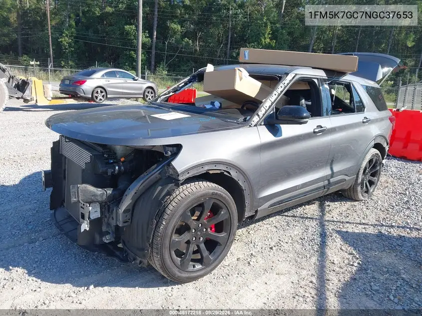 2022 FORD EXPLORER VIN 1FM5K7GC7NGC37653 — фото 2