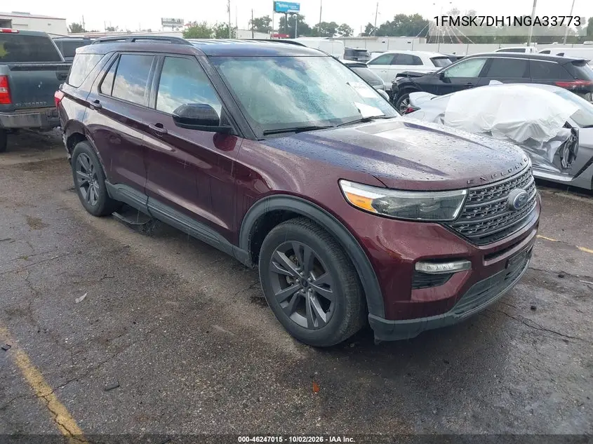 FORD EXPLORER 2022, VIN 1FMSK7DH1NGA33773