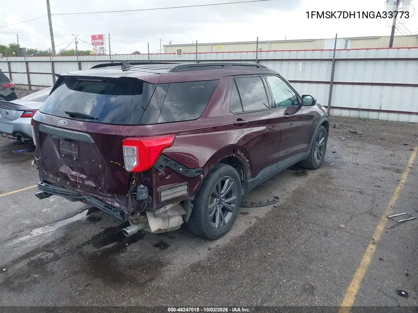 2022 FORD EXPLORER VIN 1FMSK7DH1NGA33773 — фото 4