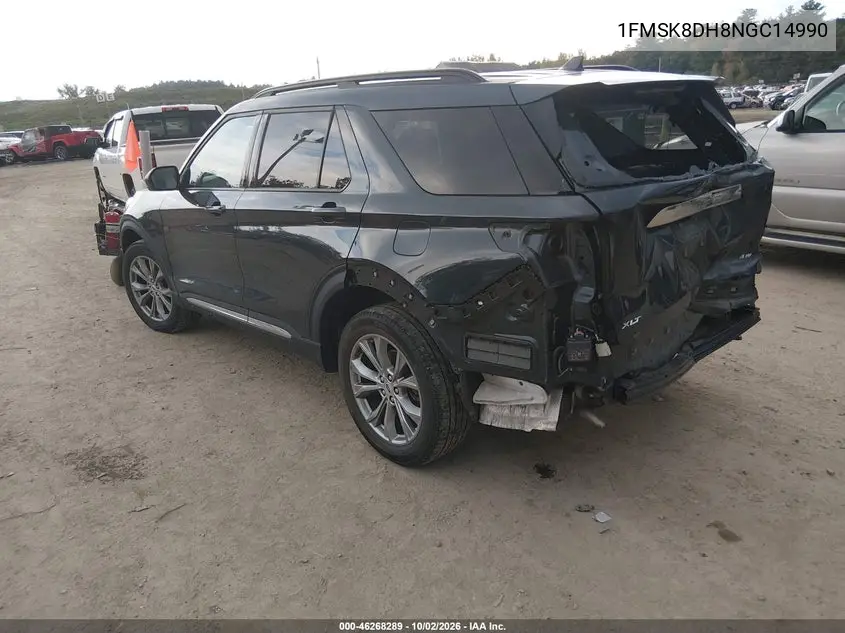 2022 FORD EXPLORER VIN 1FMSK8DH8NGC14990 — фото 3
