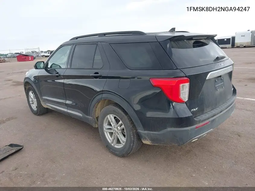 2022 FORD EXPLORER VIN 1FMSK8DH2NGA94247 — фото 3