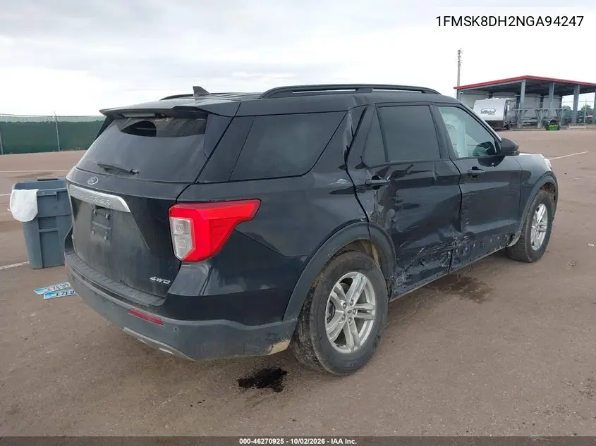 2022 FORD EXPLORER VIN 1FMSK8DH2NGA94247 — фото 4