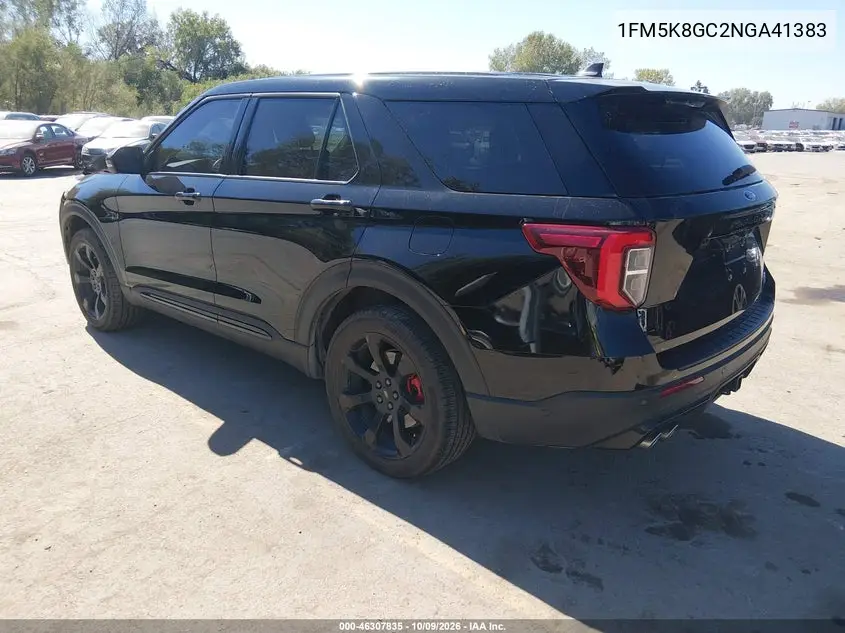 2022 FORD EXPLORER VIN 1FM5K8GC2NGA41383 — фото 3