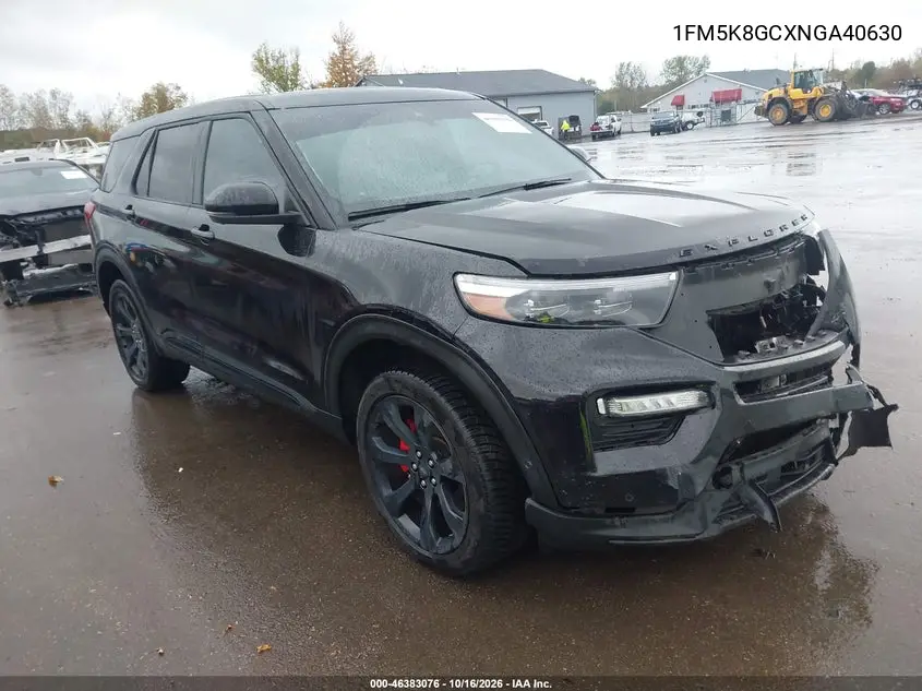 FORD EXPLORER 2022, VIN 1FM5K8GCXNGA40630