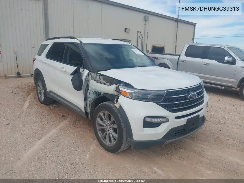 FORD EXPLORER 2022, VIN 1FMSK7DH0NGC39313