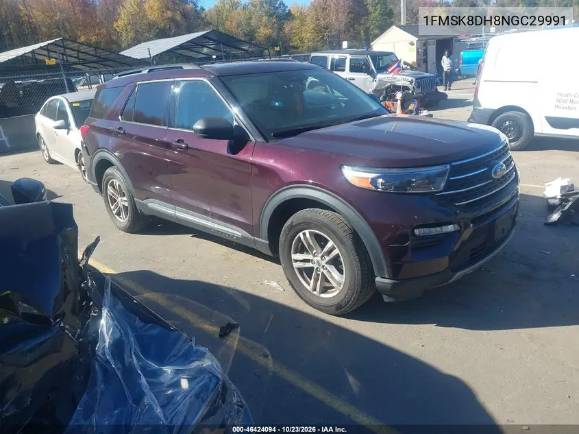 FORD EXPLORER 2022, VIN 1FMSK8DH8NGC29991