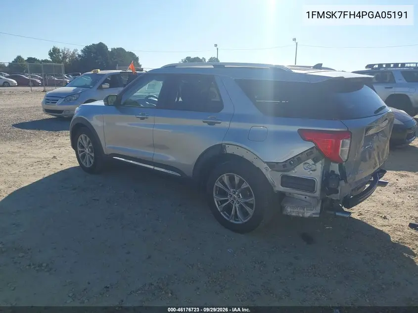 2023 FORD EXPLORER VIN 1FMSK7FH4PGA05191 — фото 3