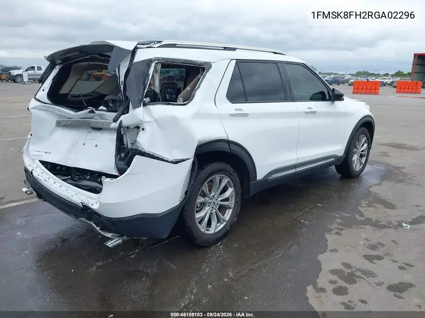 2024 FORD EXPLORER VIN 1FMSK8FH2RGA02296 — фото 4