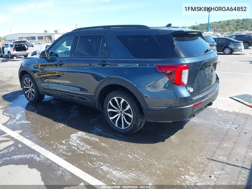 2024 FORD EXPLORER VIN 1FMSK8KH0RGA64852 — фото 3
