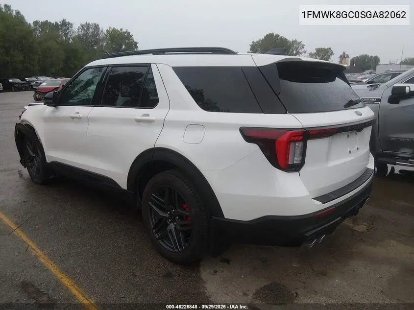 2025 FORD EXPLORER VIN 1FMWK8GC0SGA82062 — фото 3