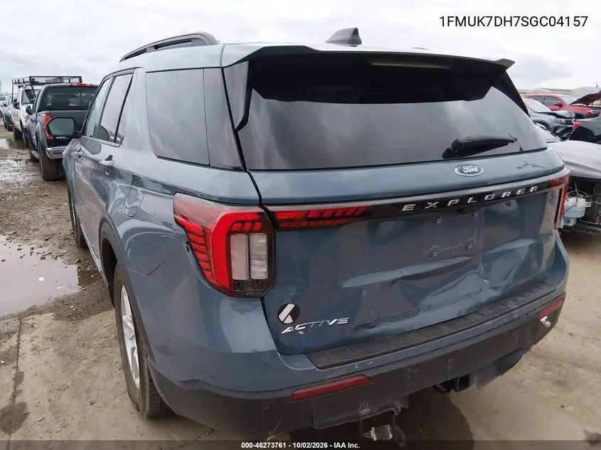 2025 FORD EXPLORER VIN 1FMUK7DH7SGC04157 — фото 3