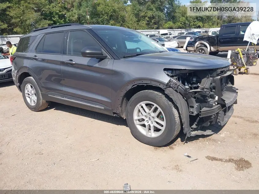 FORD EXPLORER 2025, VIN 1FMUK7DH0SGA39228