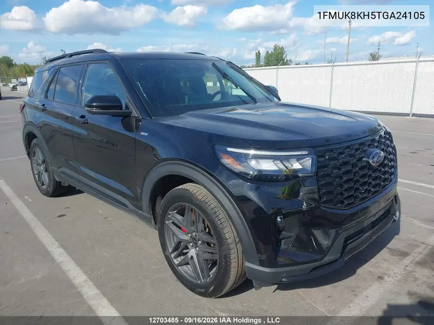 FORD EXPLORER 2026, VIN 1FMUK8KH5TGA24105