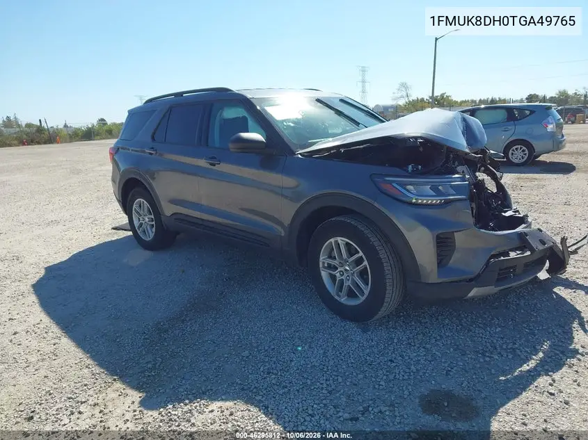 FORD EXPLORER 2026, VIN 1FMUK8DH0TGA49765