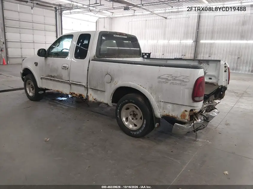 2000 FORD F-150 VIN 2FTRX08L8YCD19488 — фото 3