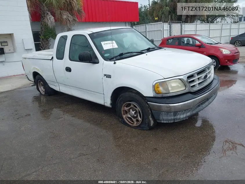 FORD F-150 2001, VIN 1FTZX17201NA46089