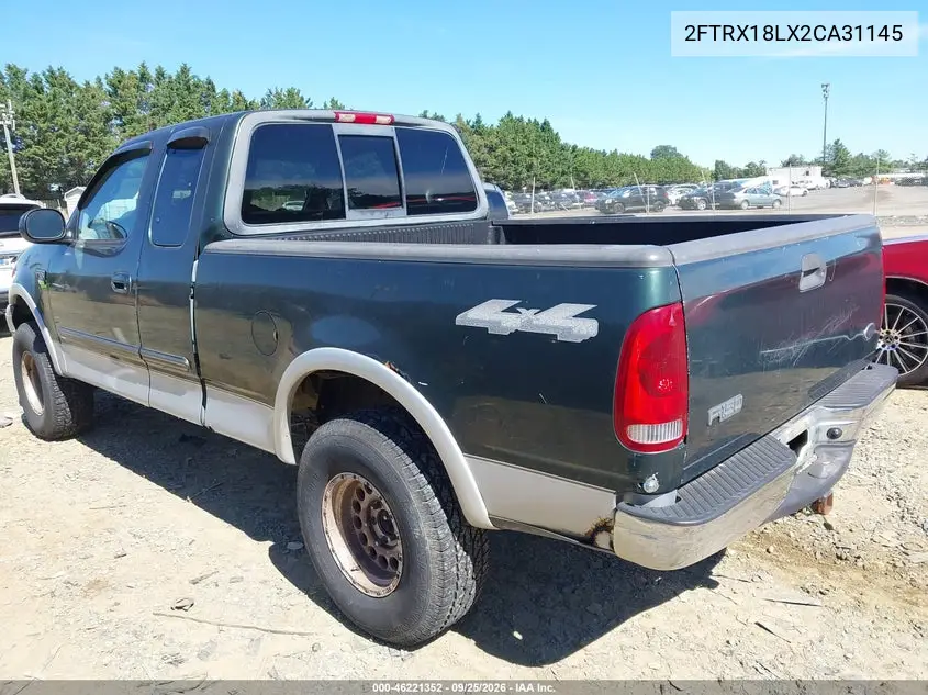 2002 FORD F-150 VIN 2FTRX18LX2CA31145 — фото 3
