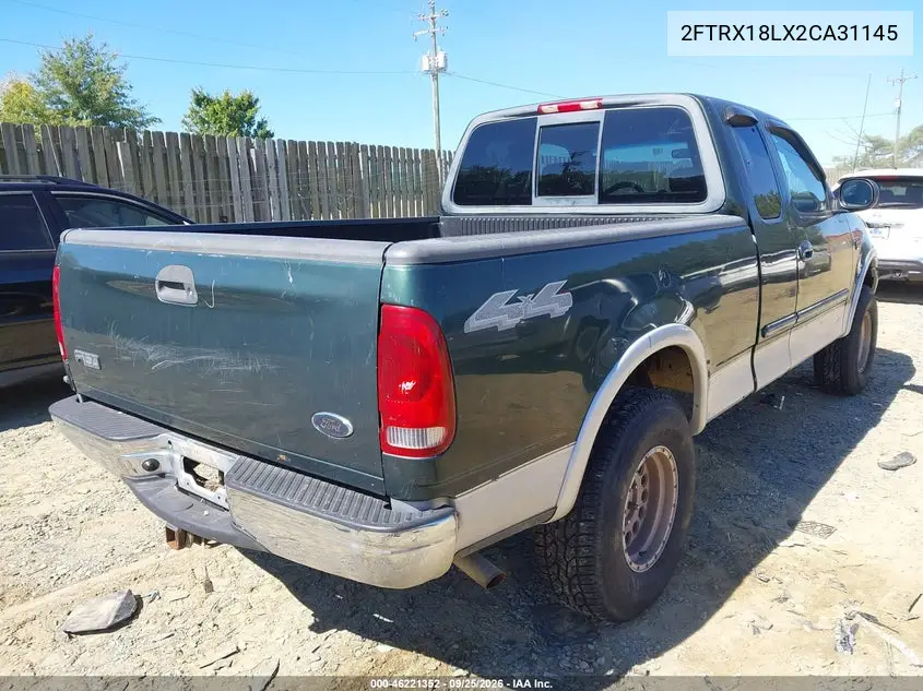 2002 FORD F-150 VIN 2FTRX18LX2CA31145 — фото 4