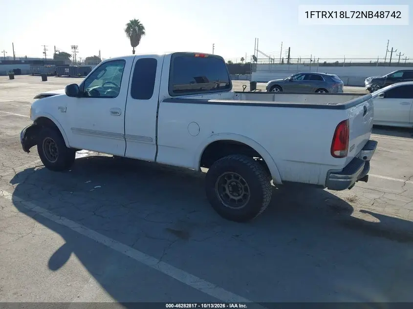 2002 FORD F-150 VIN 1FTRX18L72NB48742 — фото 3
