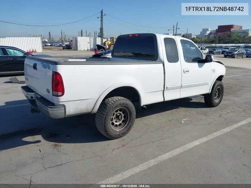 2002 FORD F-150 VIN 1FTRX18L72NB48742 — фото 4