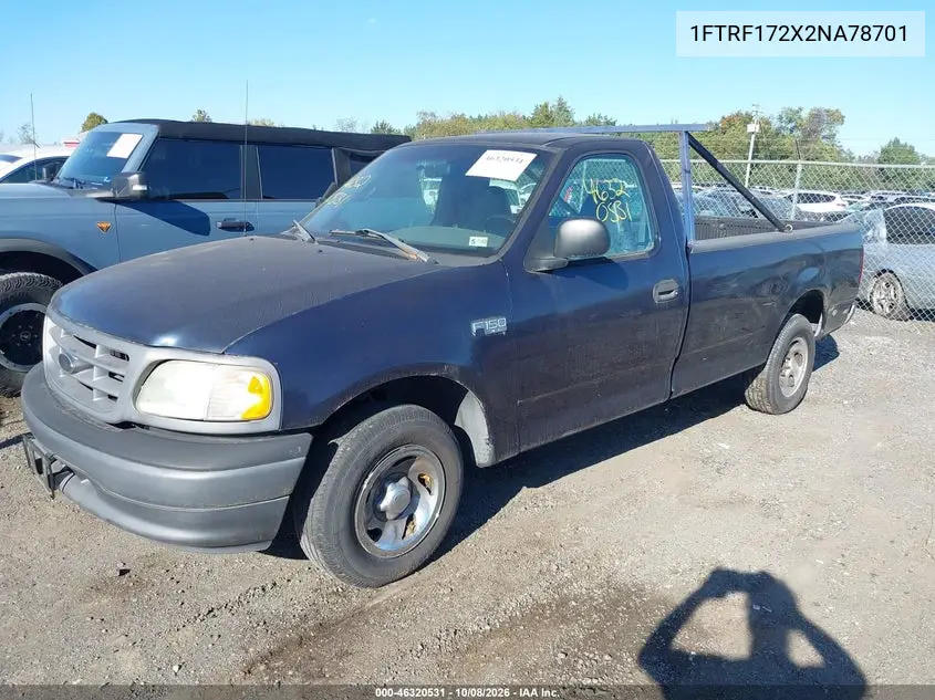 2002 FORD F-150 VIN 1FTRF172X2NA78701 — фото 2