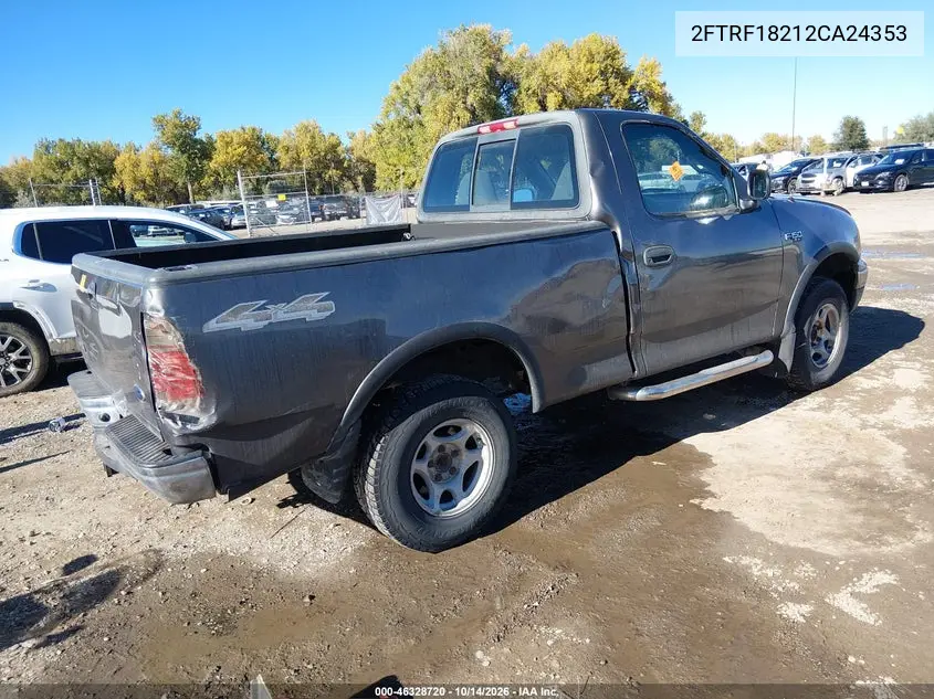 2002 FORD F-150 VIN 2FTRF18212CA24353 — фото 4