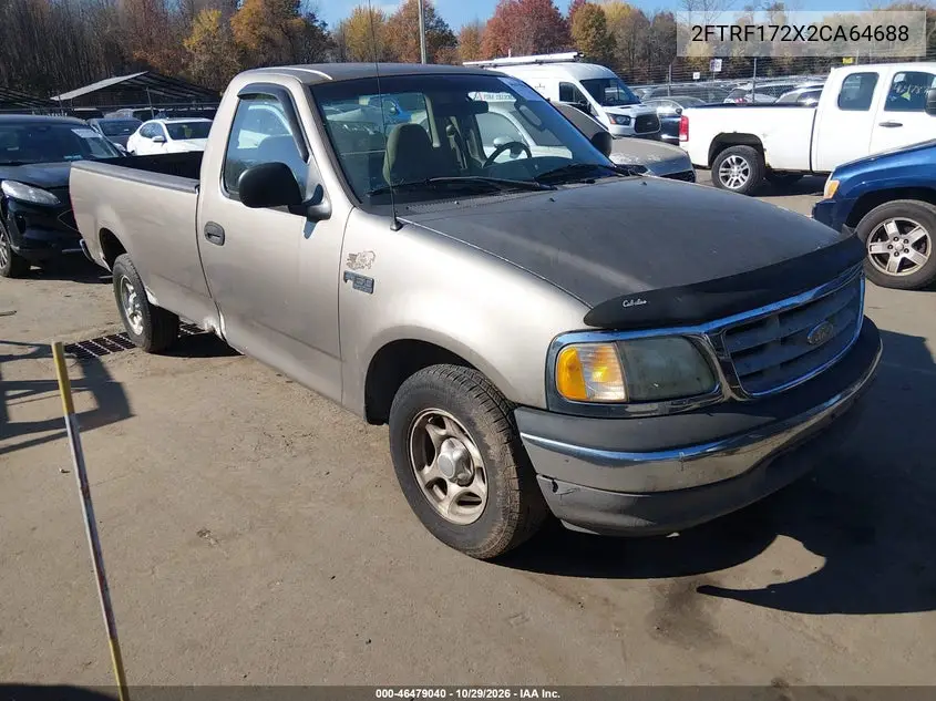 FORD F-150 2002, VIN 2FTRF172X2CA64688