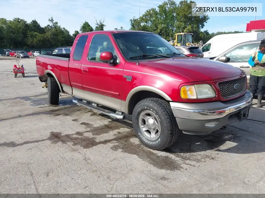2003 FORD F-150 VIN 2FTRX18L53CA99791 — фото 2