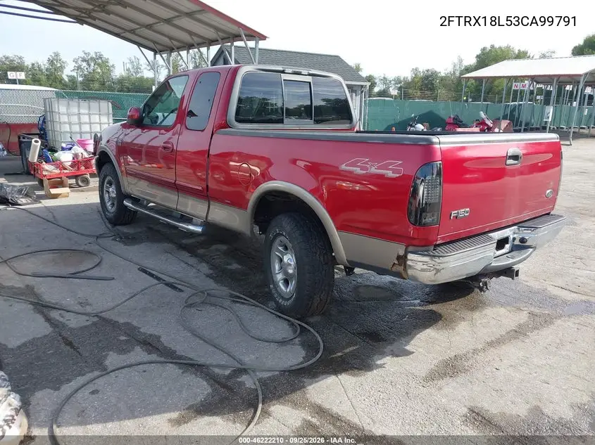 2003 FORD F-150 VIN 2FTRX18L53CA99791 — фото 4