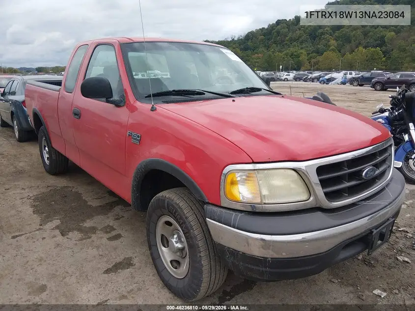 FORD F-150 2003, VIN 1FTRX18W13NA23084