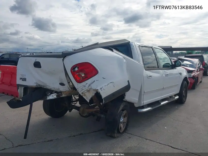 2003 FORD F-150 VIN 1FTRW07613KB83546 — фото 4
