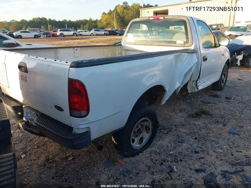 2003 FORD F-150 VIN 1FTRF17293NB51011 — фото 4