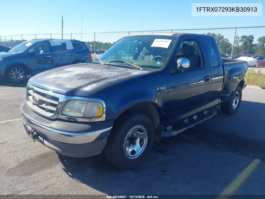 2003 FORD F-150 VIN 1FTRX07293KB30913 — фото 2