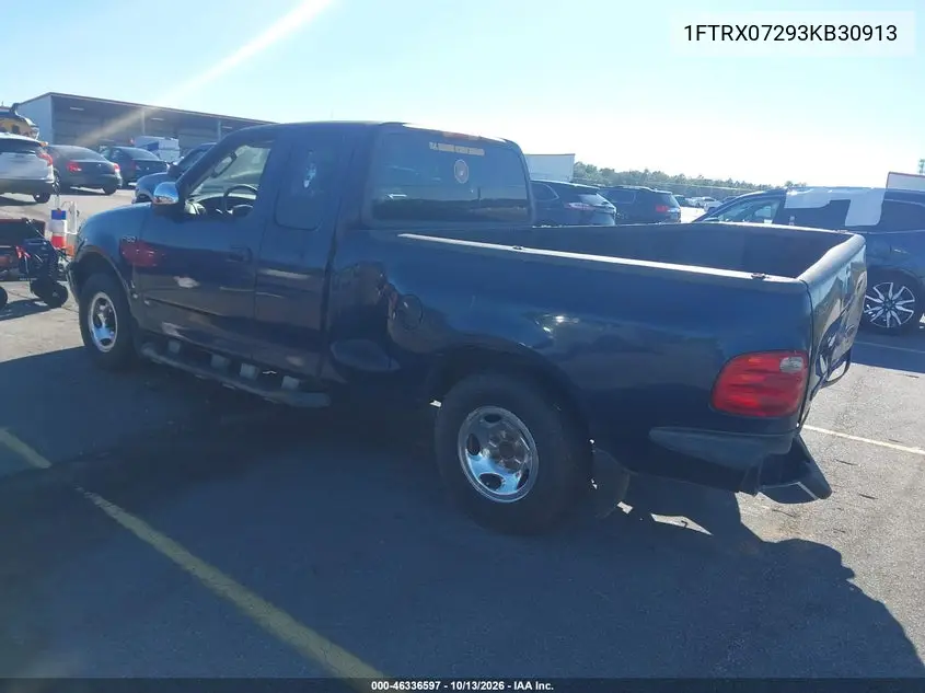 2003 FORD F-150 VIN 1FTRX07293KB30913 — фото 3