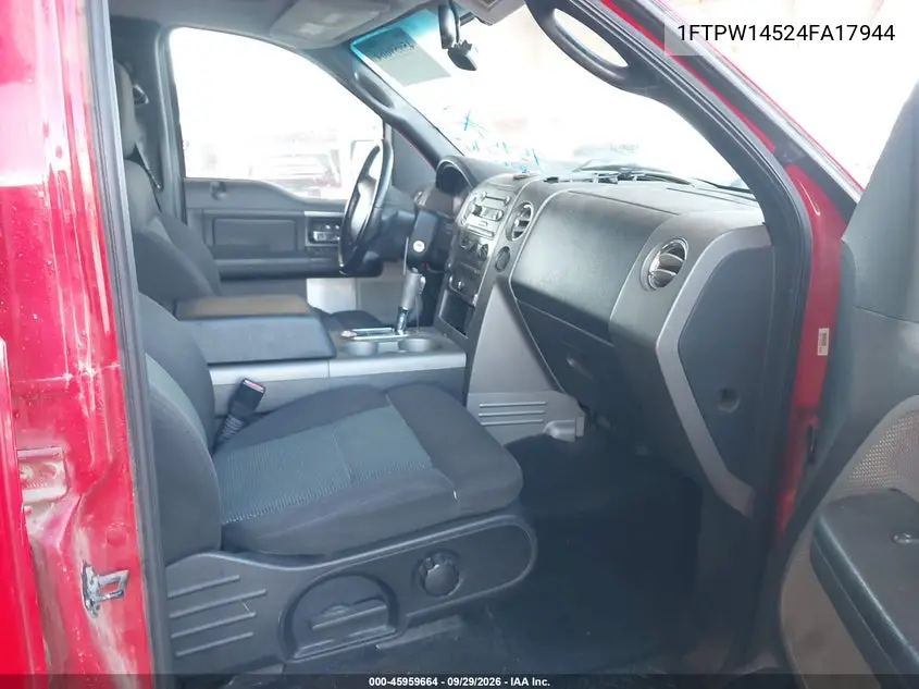 2004 FORD F-150 VIN 1FTPW14524FA17944 — фото 5