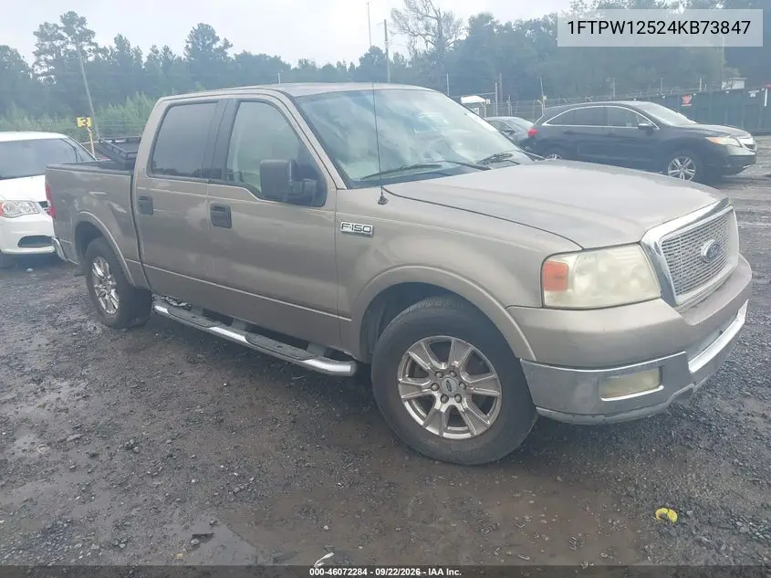 FORD F-150 2004, VIN 1FTPW12524KB73847