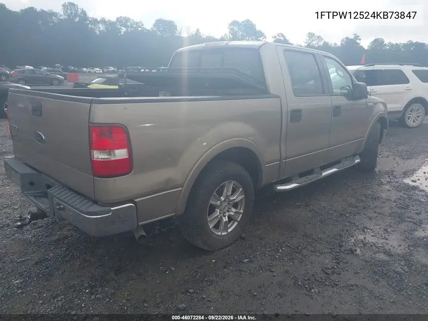 2004 FORD F-150 VIN 1FTPW12524KB73847 — фото 4